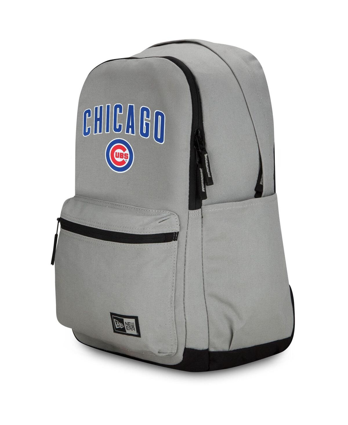 Shop New Era Men's And Women's  Chicago Cubs Throwback Backpack In Gray