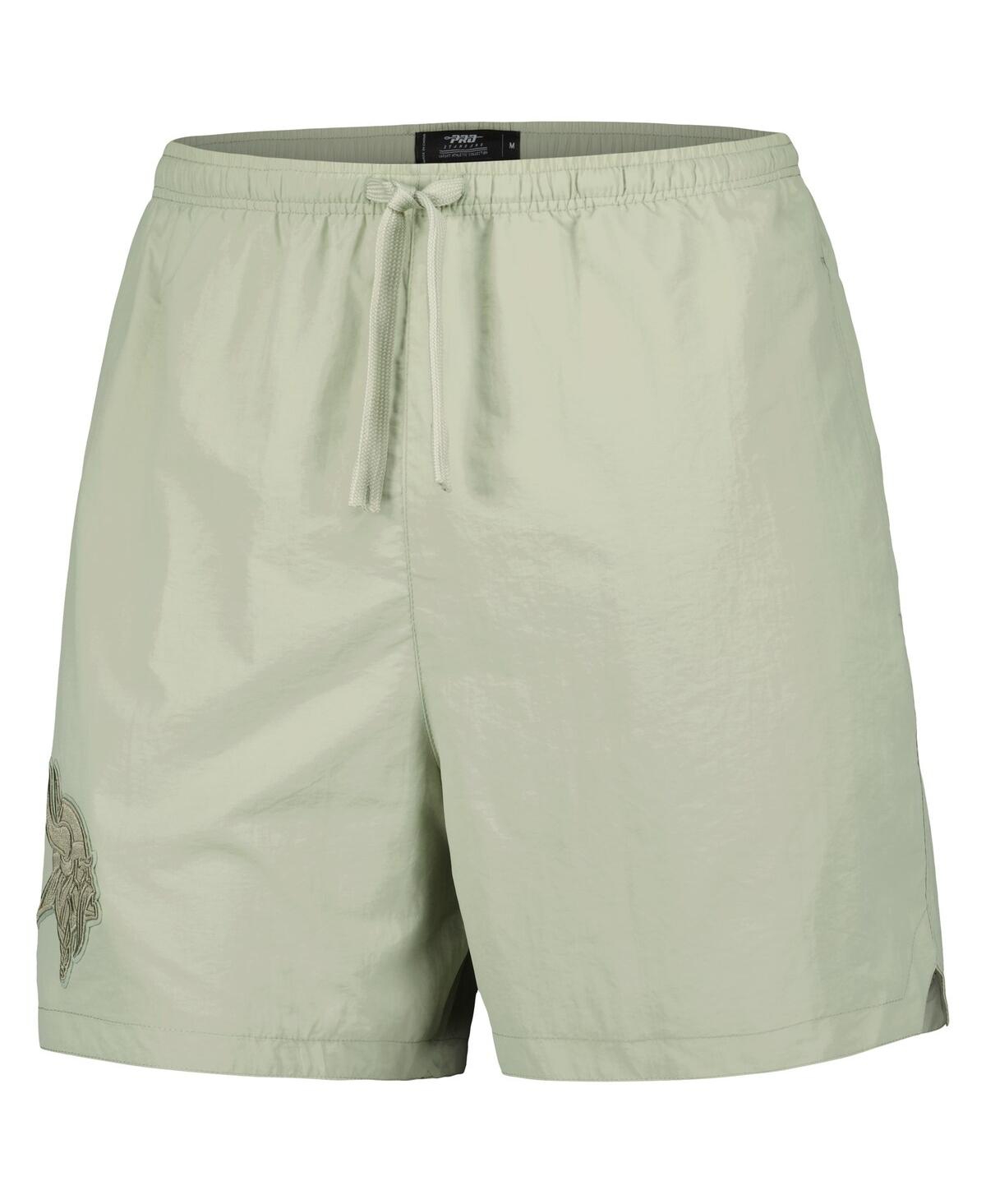 Pro Standard Men's  Light Green San Francisco 49ers Neutrals 2.0 Woven Shorts In Light Green