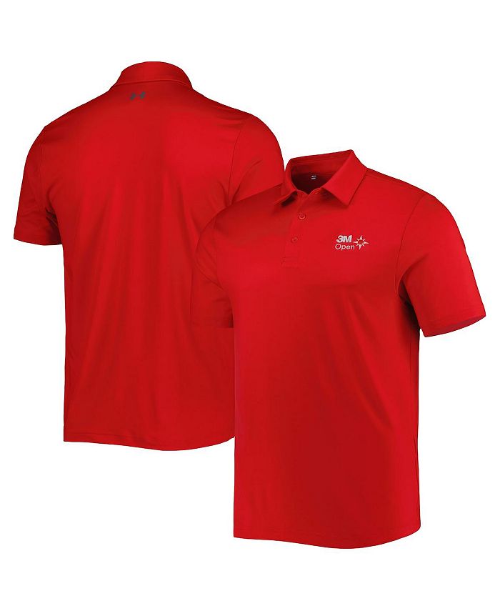 Under Armour Men's Red 3M Open T2 Green Polo Shirt Macy's