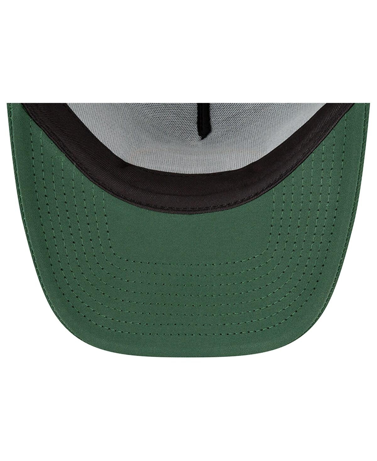 Shop New Era Men's  Green Green Bay Packers A-frame Trucker 9forty Adjustable Hat