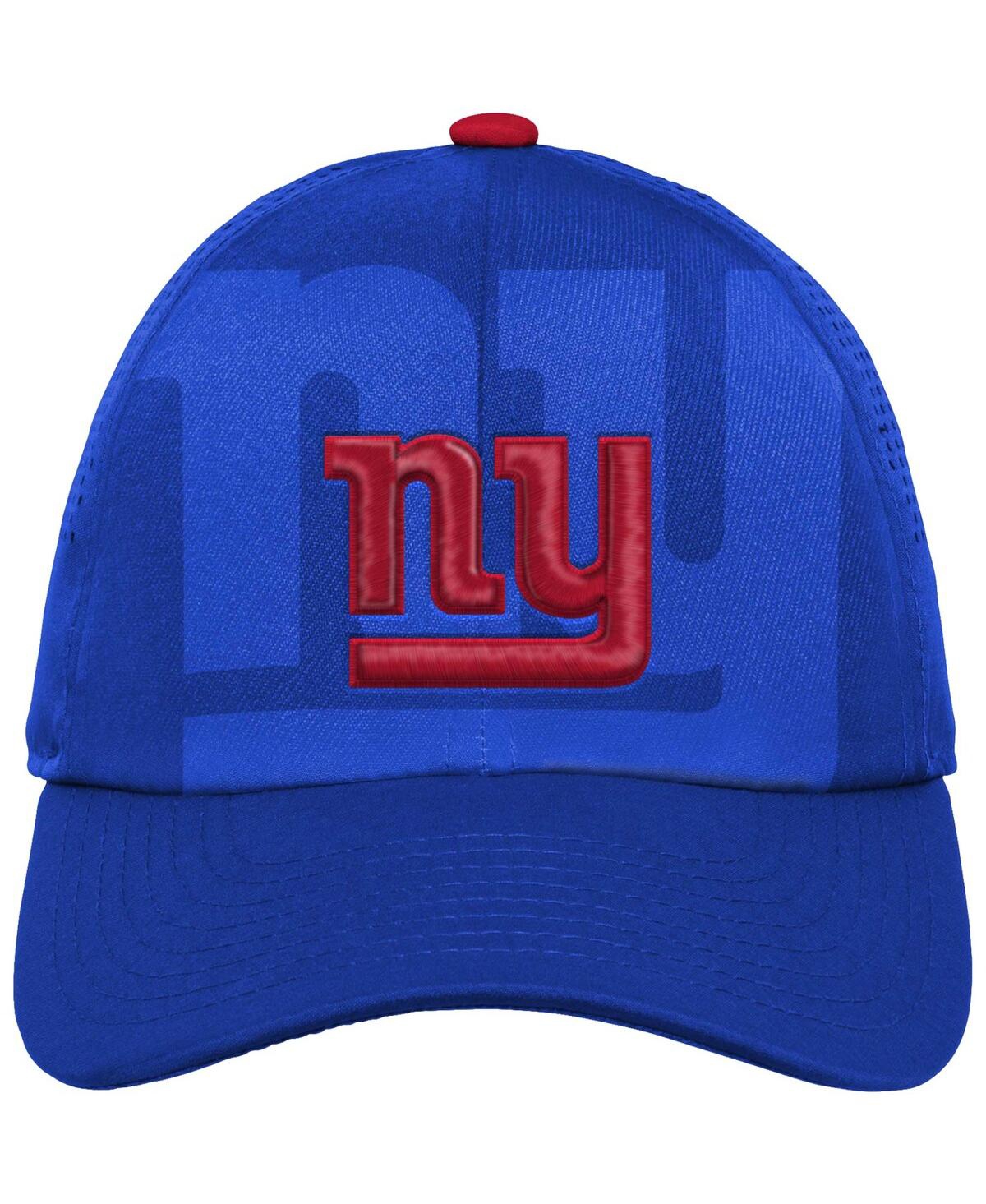 Outerstuff Big Boys And Girls Royal New York Giants Tailgate Adjustable Hat In Royal