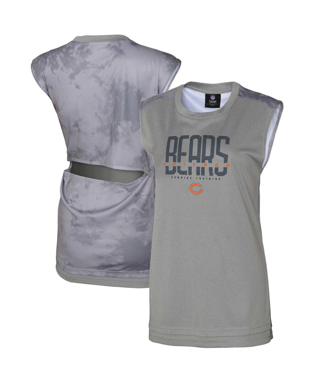 Shop Outerstuff Women's Gray Chicago Bears No Sweat Tank Top