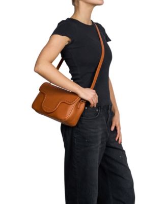 Misty Faux Leather Crossbody Bag