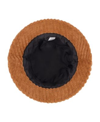 Tahari Women's Wide Wale Corduroy Bucket Hat - Chic and Stylish Headwear Packable for Travel