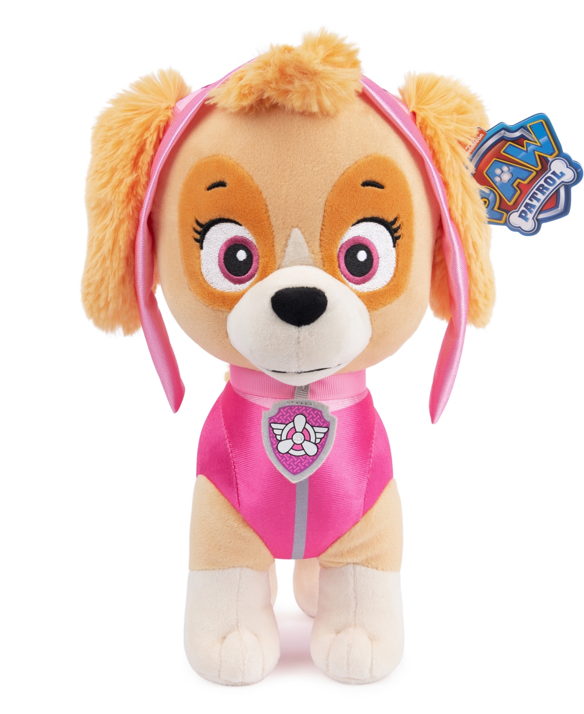 Paw Patrol Kids' Skye In Heroic Standing Position Premium Stuffed Animal Plush Toy In Multi-color