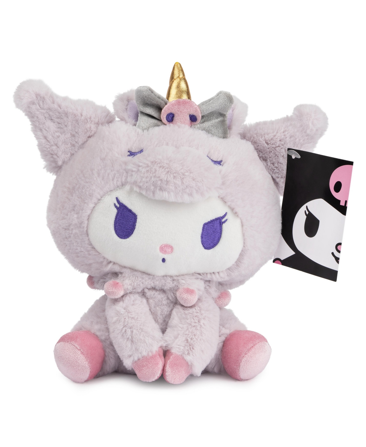 Hello Kitty Kuromi Unicorn Plush Toy, Premium Stuffed Animal, 6" In Multi-color