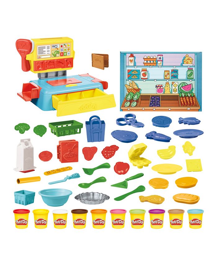 Play-Doh Shapes Playhouse Playset 6 Pay-Doh Colors + 9 Shapes
