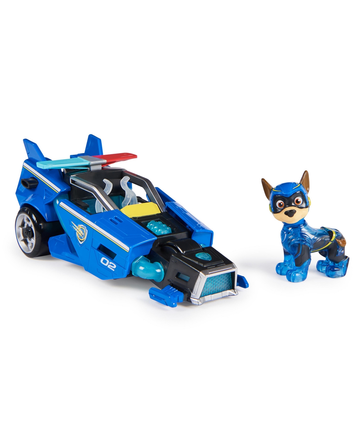Paw Patrol - The Mighty Movie, Toy Car With Chase Mighty Pups Action Figure In No Color