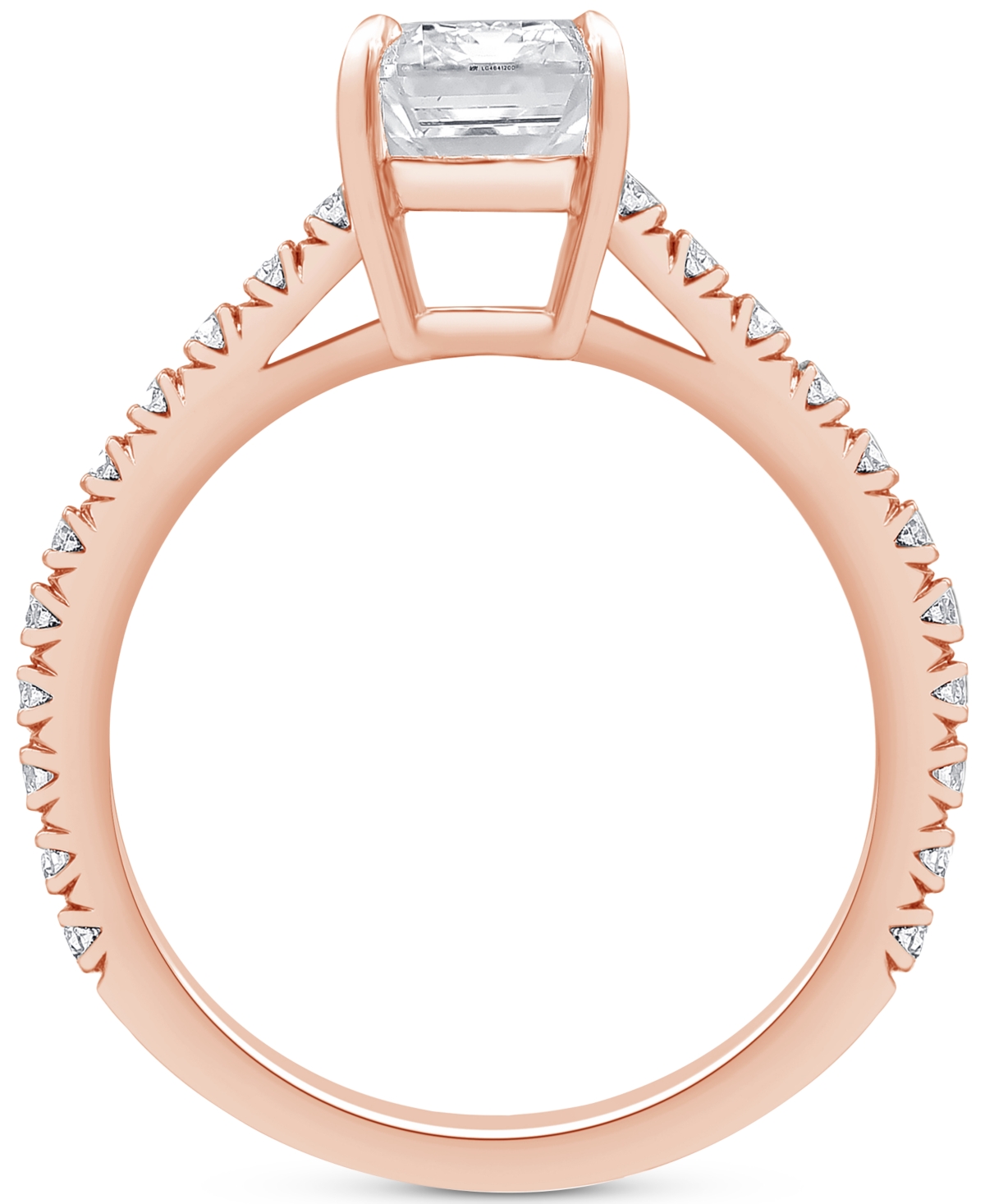 Badgley Mischka Certified Lab Grown Diamond Engagement Ring (2-1/2 ct. t.w.) in 14k Gold