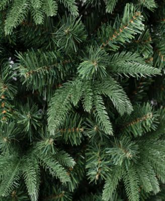 National Tree Company 7.5 ft. Feel-Real Duxbury Light Green Slim Mixed Hinged Tree