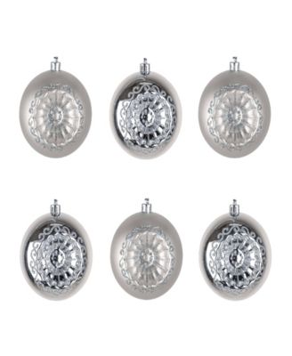 First Traditions 6-Piece Shatterproof Glittering Ornaments