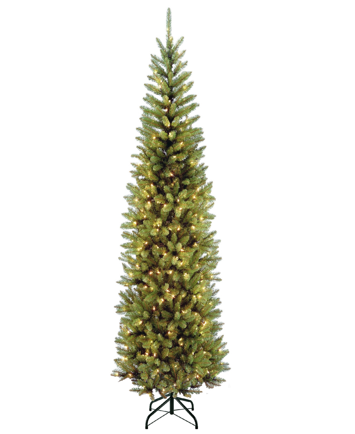 National Tree Company 7.5' Power Connect Kings Wood Fir Tree With Light Parade Led Lights In Green