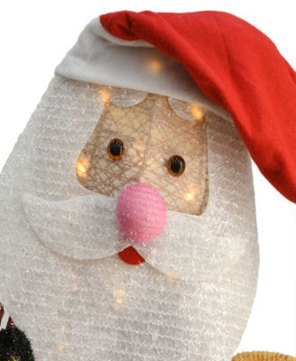 National Tree Company Santa and Reindeer Assortment with LED Lights