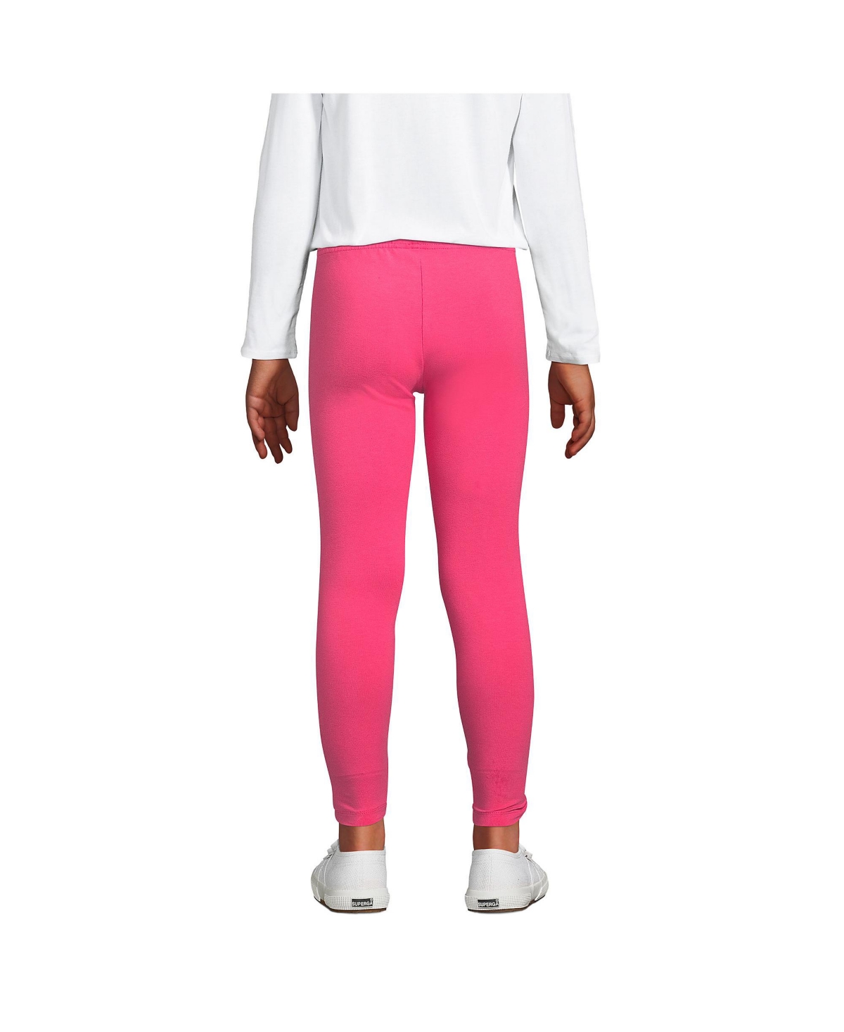 Lands' End Girls Tough Cotton Leggings