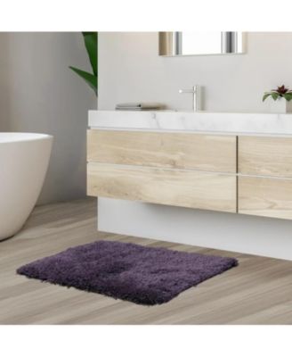 Ultra Soft Non Slip Shaggy Bath Rug - Small 17"x24"
