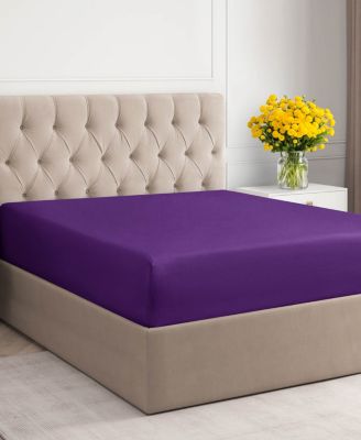 Deep Pocket 14 - 16 Inch Microfiber Fitted Sheet - Queen