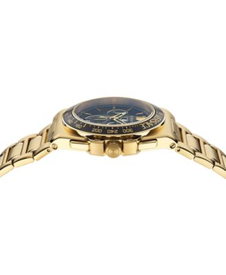 Men's Greca Extreme Swiss Chronograph Gold-Tone Stainless Steel Bracelet Watch 45mm