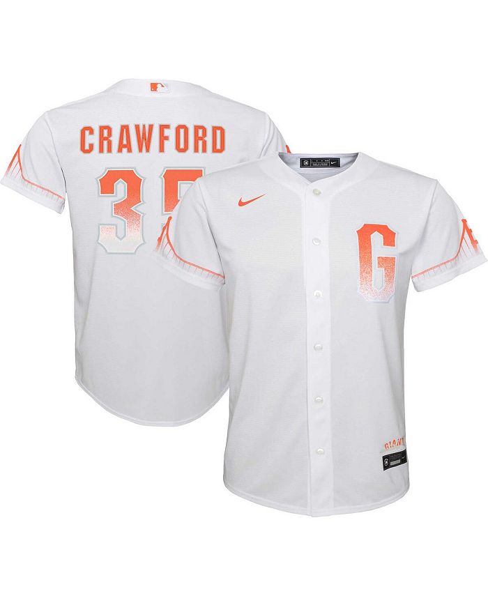 Nike Toddler Boys and Girls Brandon Crawford White San Francisco Giants  City Connect Replica Player Jersey - Macy's