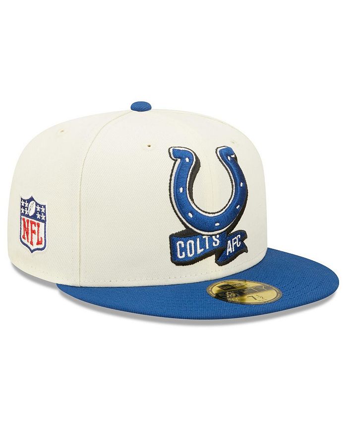 New Era Men s Cream Royal Indianapolis Colts 2022 Sideline