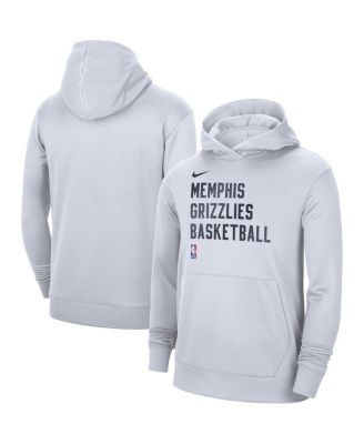 Men's and Women's White Memphis Grizzlies 2023/24 Performance Spotlight On-Court Practice Pullover Hoodie