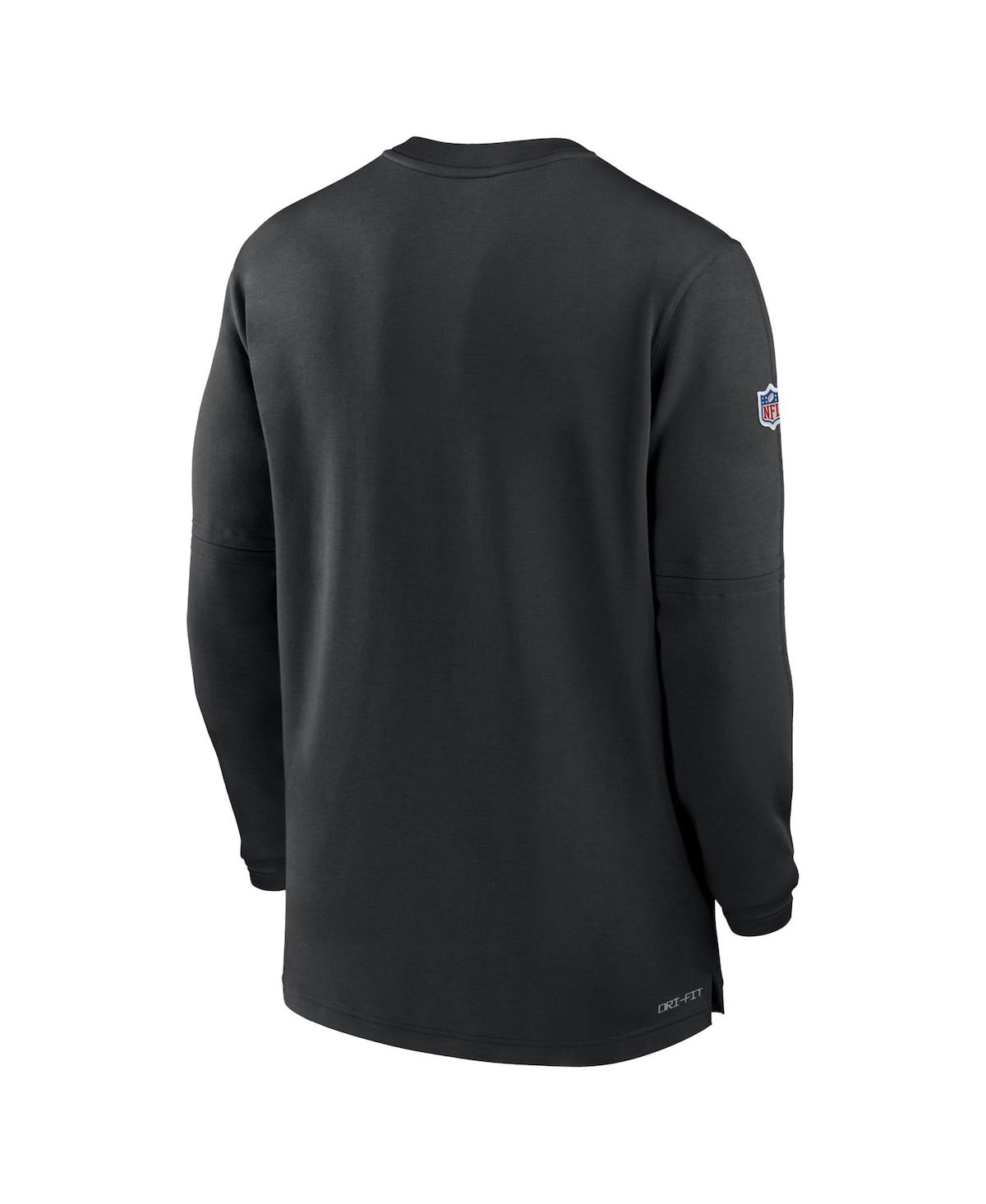 Men's NikeJacksonville Jaguars 2023 Sideline Performance Long Sleeve Quarter-Zip Top - Black