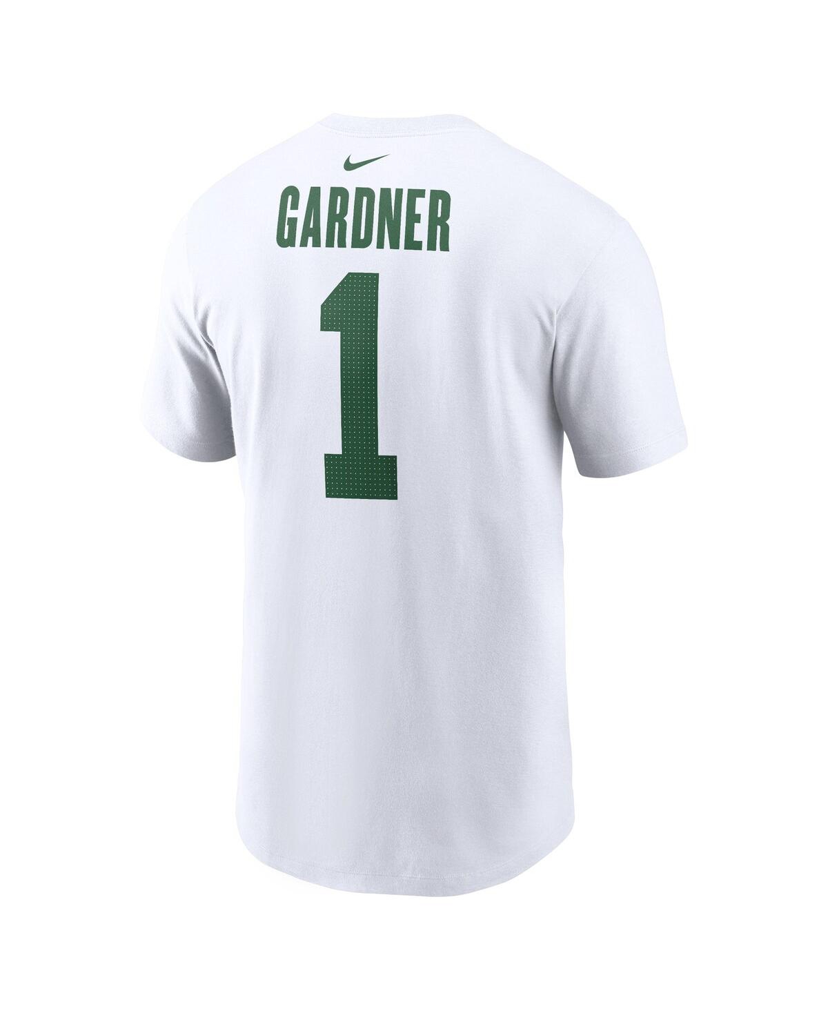 Nike Men's  Ahmad Sauce Gardner White New York Jets Legacy Player Name And Number T-shirt In White