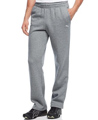 Puma Men's Drawstring Fleece Sweatpants - Pants - Men - Macy's