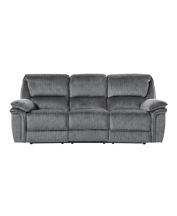 Homelegance White Label Andes 89" Double Reclining Sofa Macy's