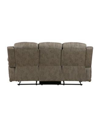 White Label Lola 84" Double reclining sofa
