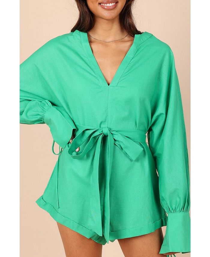Petal and Pup Womens Dooley Long Sleeve Romper Macy's