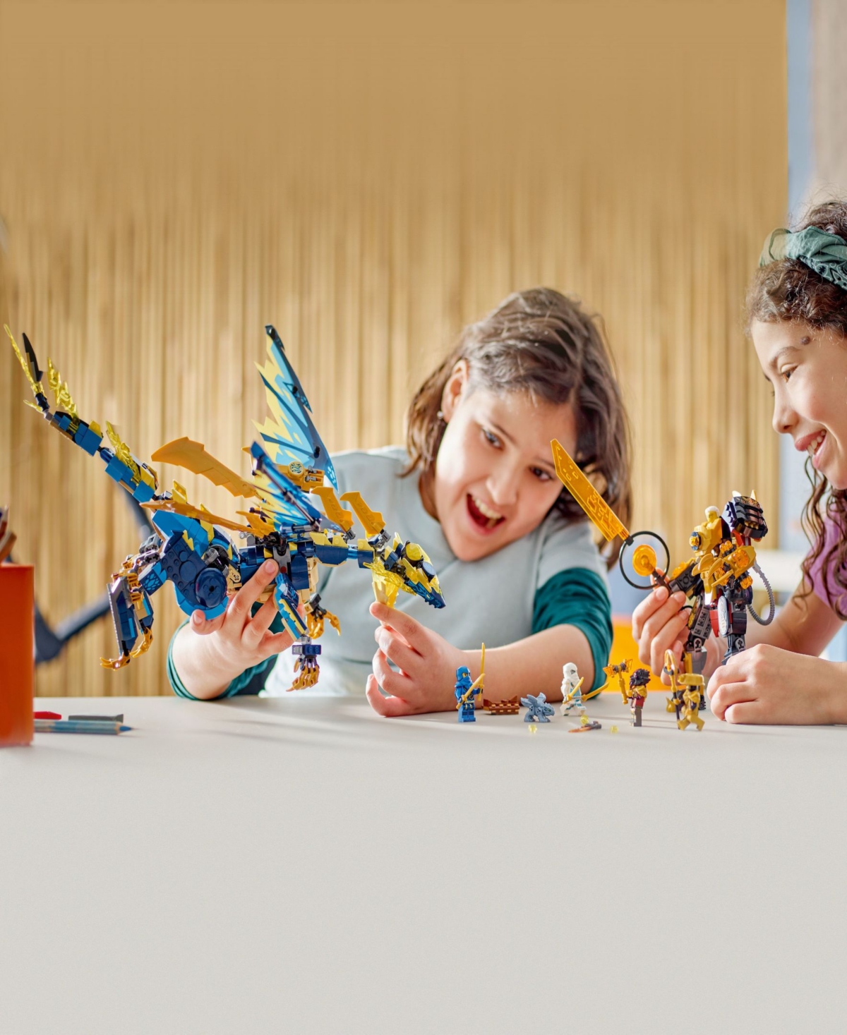 Shop Lego Ninjago 71796 Elemental Dragon Vs. The Empress Mech Toy Building Set In Multicolor