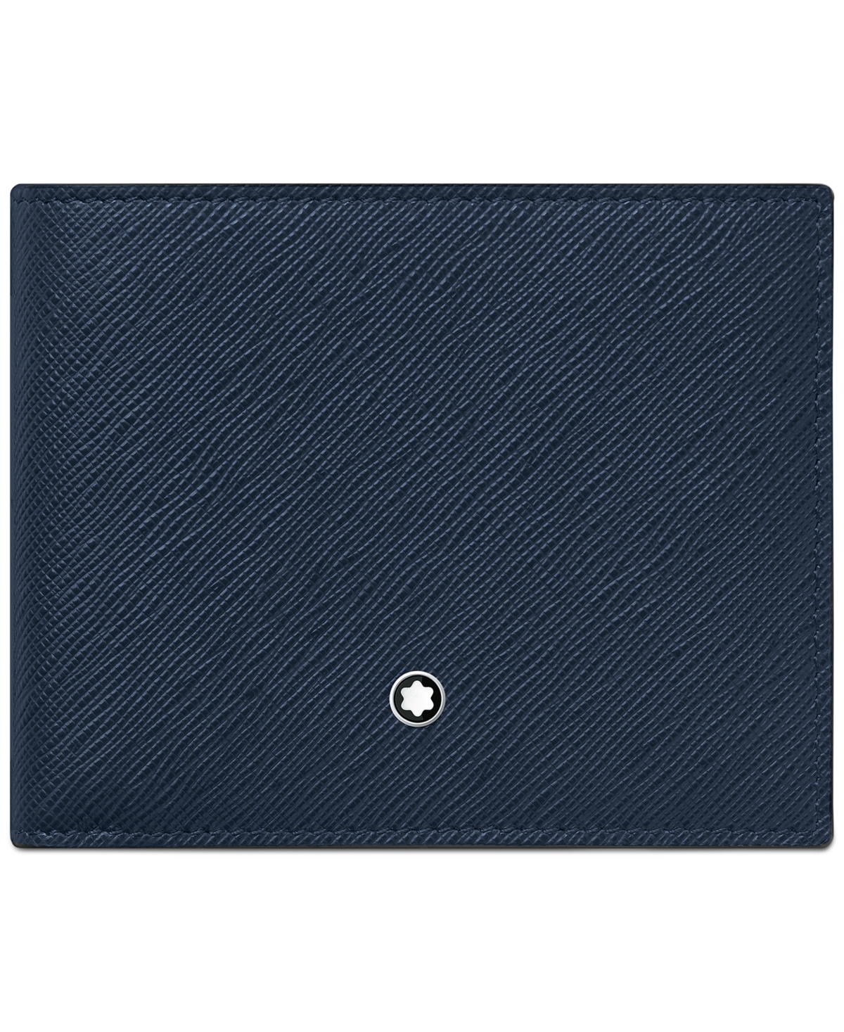 Shop Montblanc Sartorial Leather Wallet In Blue