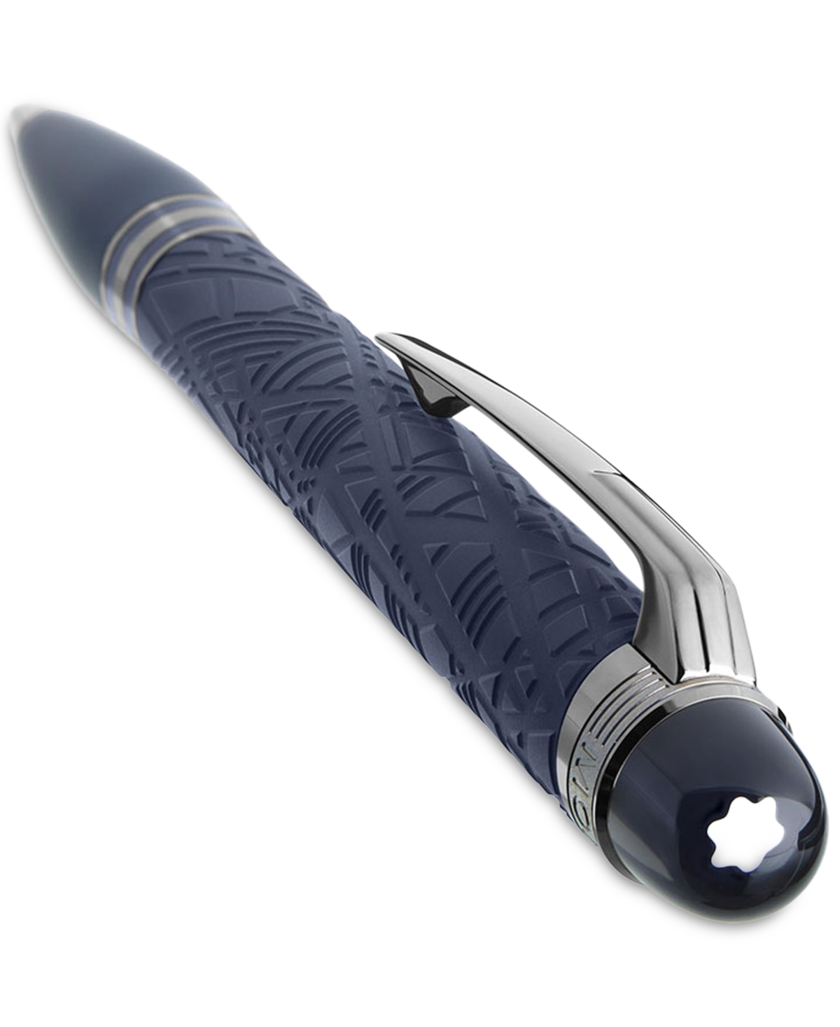 Shop Montblanc Starwalker Space Blue Resin Ballpoint Pen