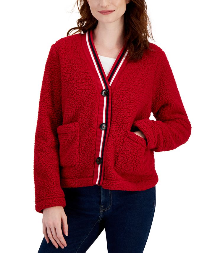 Tommy hilfiger top fuzzy sweater