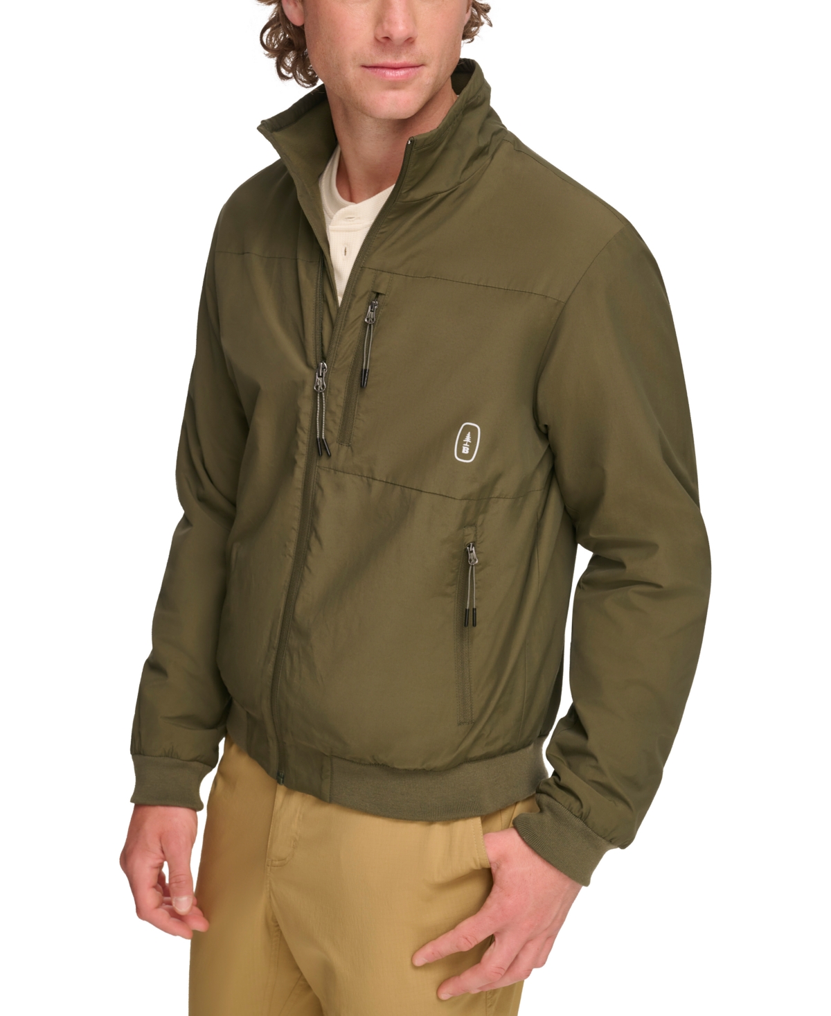 Bass Outdoor Men's Bomber Jacket In Forest Night