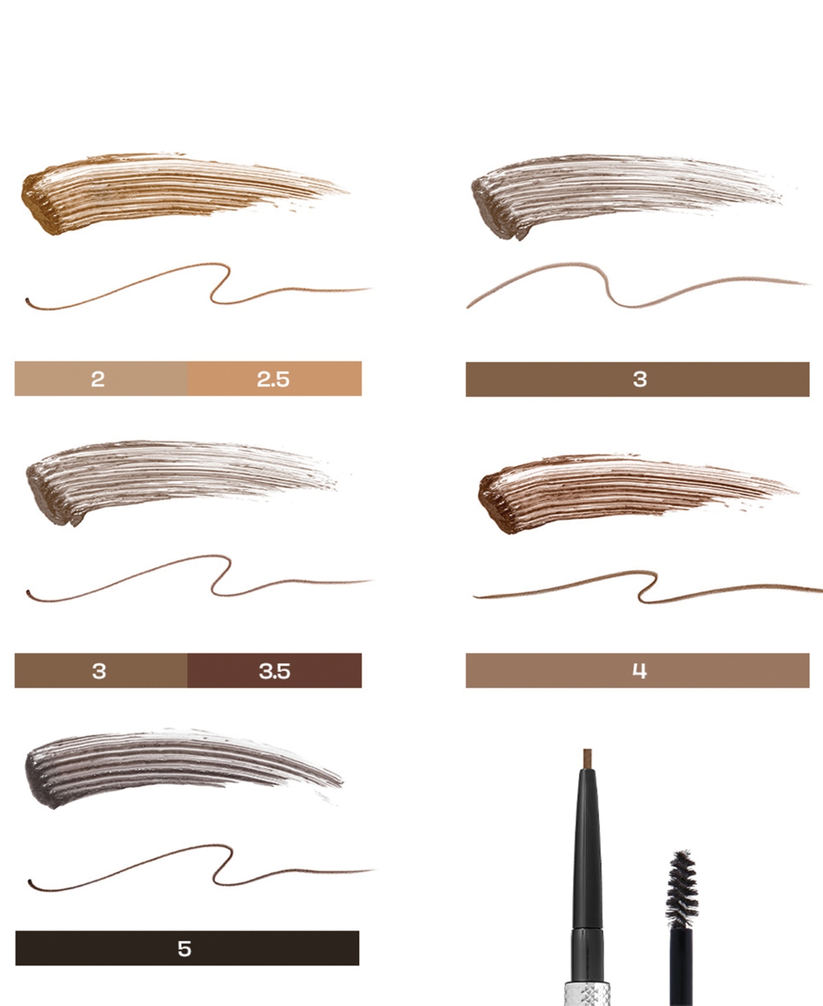 Benefit Cosmetics Fluffin' Festive Brows Full-Size Pencil, Gel & Wax Value Set - Shade 3