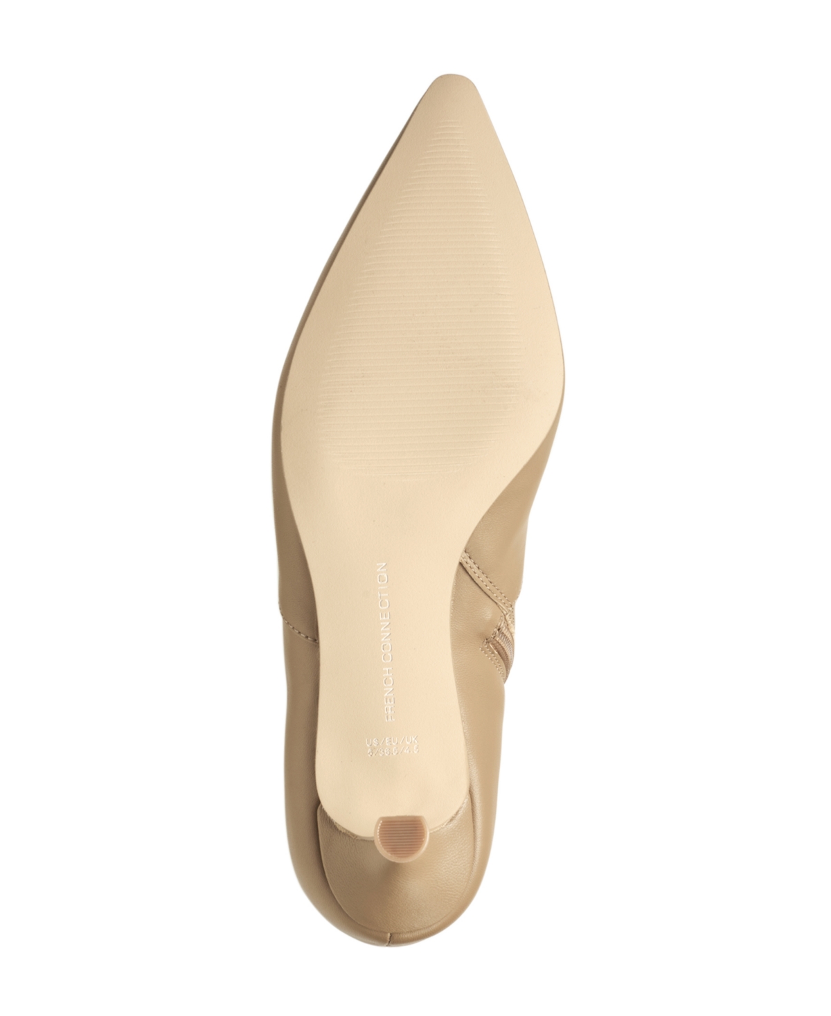 French Connection Women's London Pointed Toe Leather Dress Booties