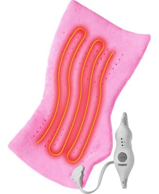 Trakk Large Heating Pad - Lcd Controller with Multiple Settings for Cramps, Back, Neck, & Shoulder Pain Relief, Moist Heat Option, Machine Washable, 1