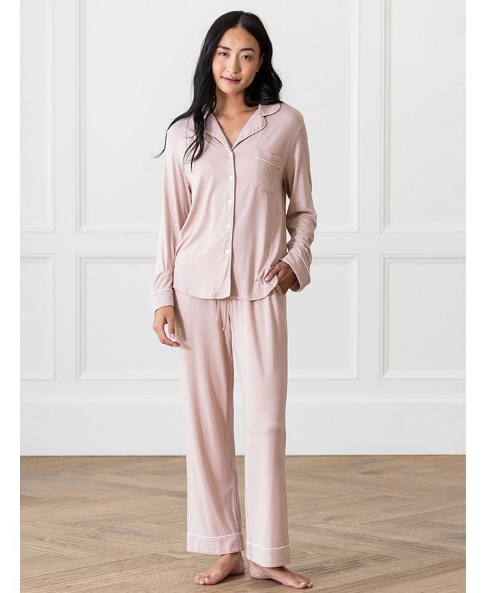 Cozy Earth Women s Long Sleeve Stretch Knit Viscose from Bamboo