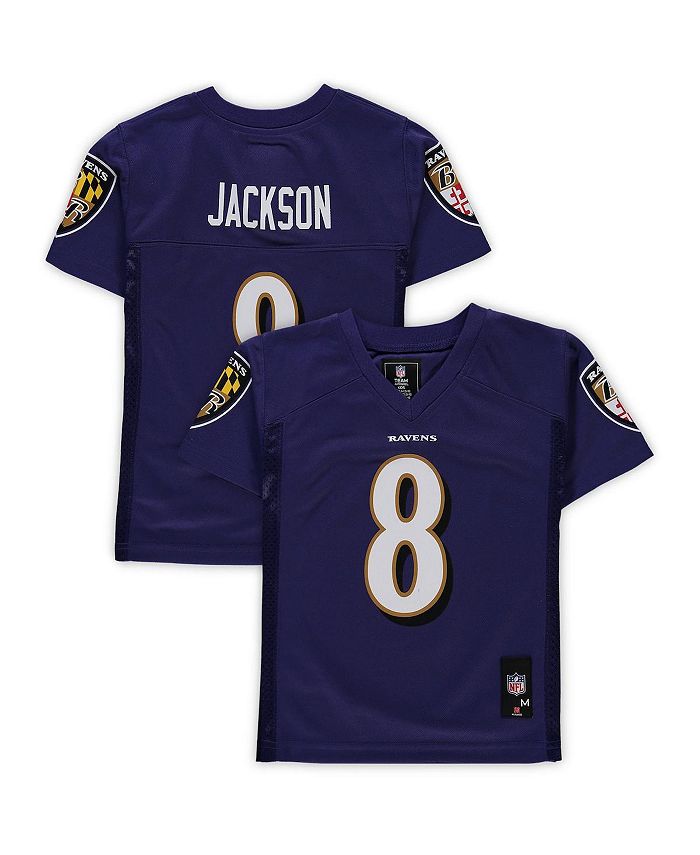 Outerstuff Preschool Boys and Girls Lamar Jackson Purple Baltimore Ravens  Replica Player Jersey - Macy's