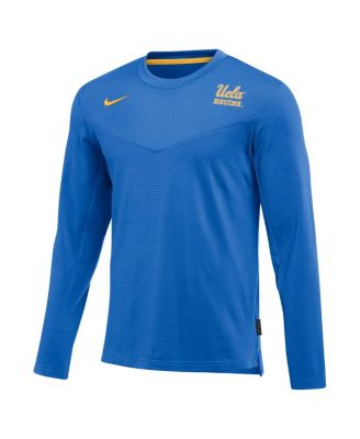 Men's Blue UCLA Bruins 2022 Game Day Sideline Performance Long Sleeve T-shirt