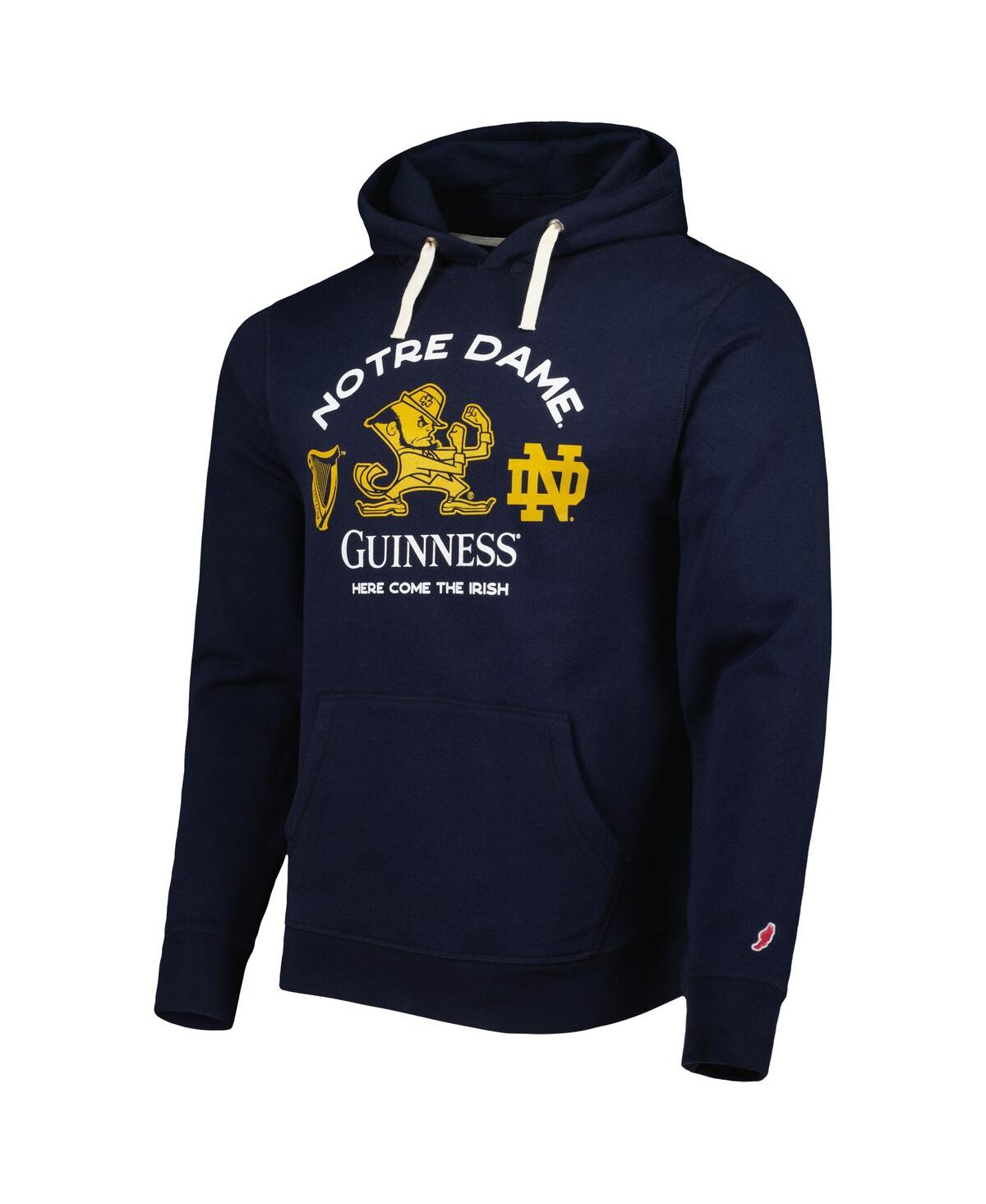 LEAGUE COLLEGIATE WEAR MEN'S LEAGUE COLLEGIATE WEAR NAVY NOTRE DAME FIGHTING IRISH GUINNESS STADIUM PULLOVER HOODIE 