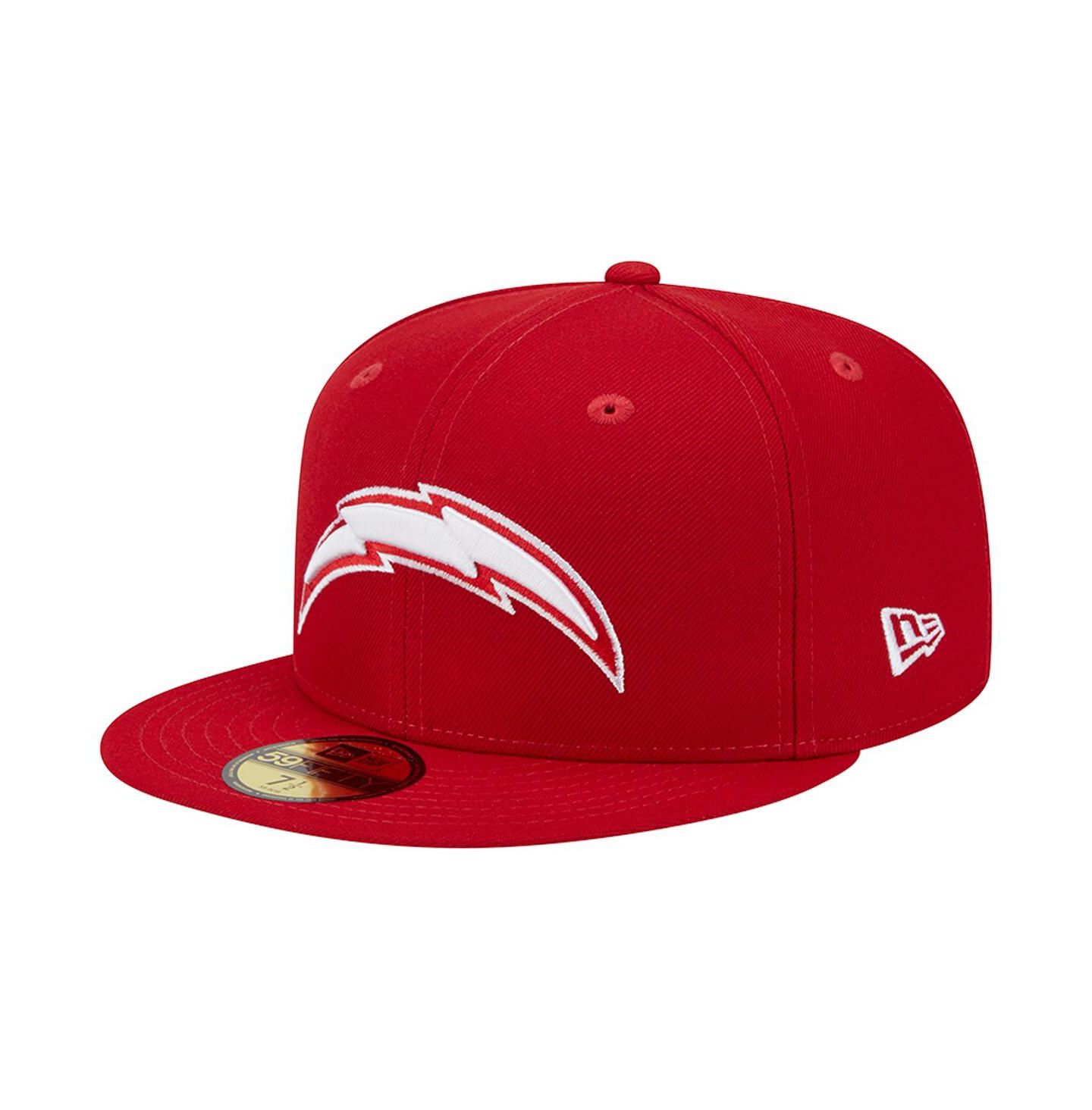 Мужская кепка New Era Scarlet Los Angeles Chargers Super Bowl XXIX Main Patch 59FIFTY Fitted Hat — фото 4