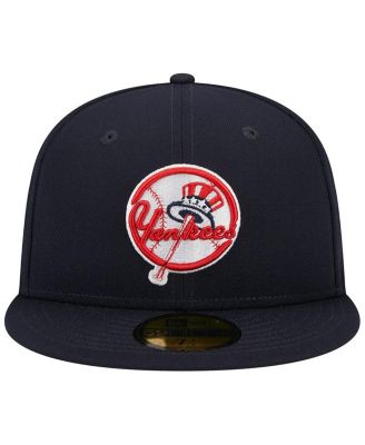 Men's Navy New York Yankees Primary Logo 2000 World Series Team Color 59FIFTY Fitted Hat