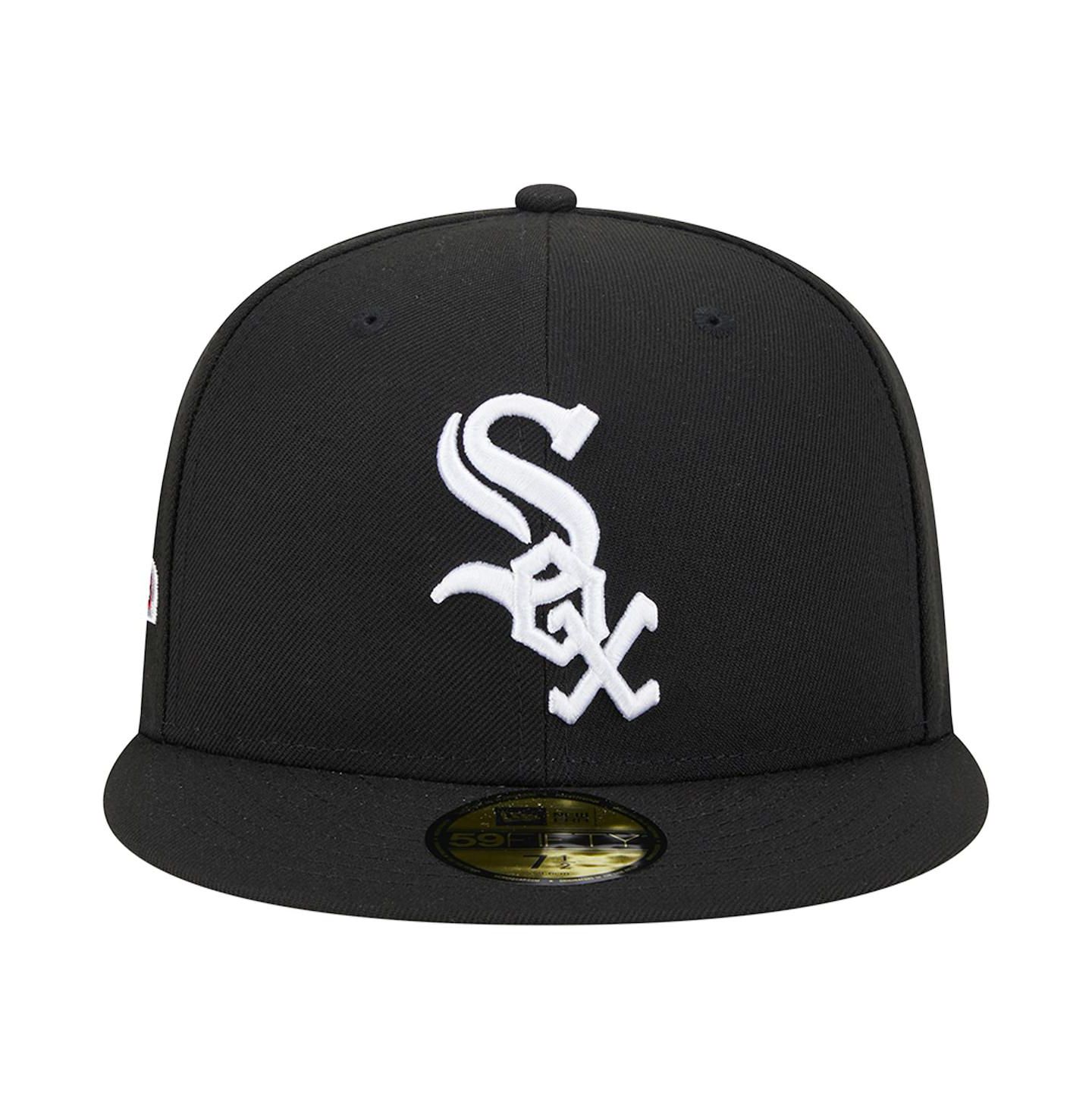 Мужская кепка New Era Black Chicago White Sox 2003 All Star Game Team Color 59FIFTY Fitted Hat — фото 3