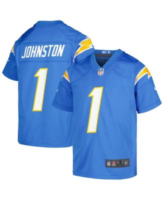 Big Boys Nike Quentin Johnston Powder Blue Los Angeles Chargers Game Jersey Macy s