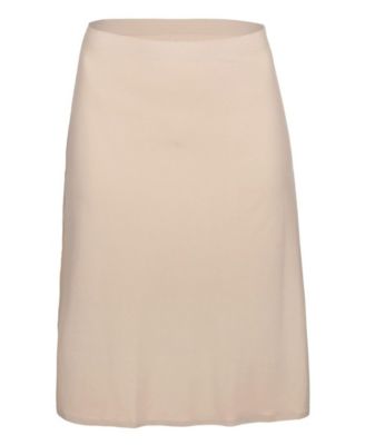 Women's Seamless High-Waisted Bonded Half Slip Skirt