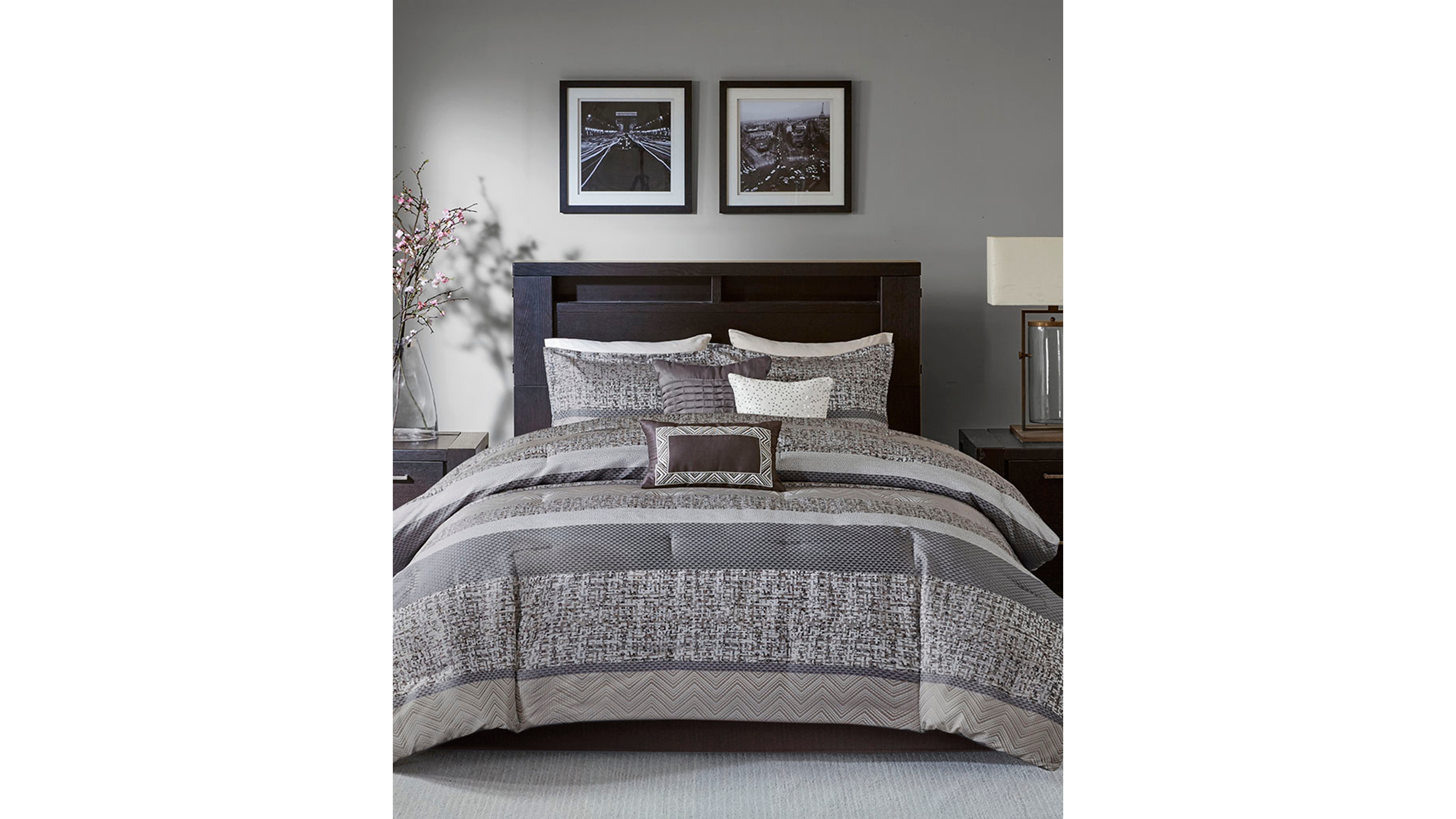 Madison Park Rhapsody Jacquard 7-Pc. Comforter Set, King