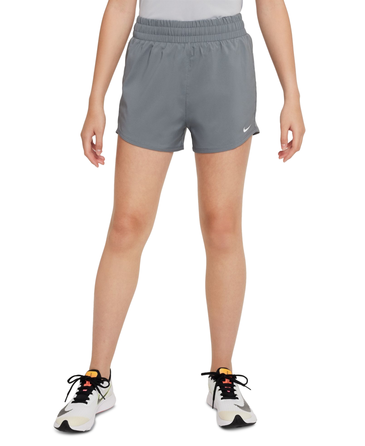 Nike Big Girls One Dri-fit High-Waisted Woven Training Shorts