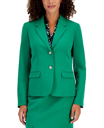 Le Suit Collarless Dress Suit, Regular & Petite Sizes - Macy's